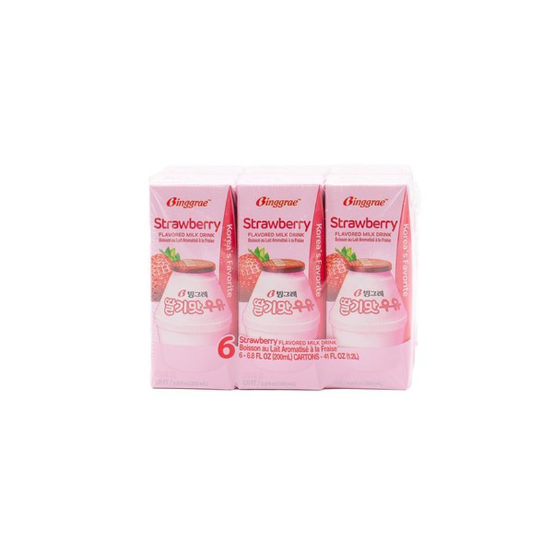Binggrae Strawberry Flavored Milk
