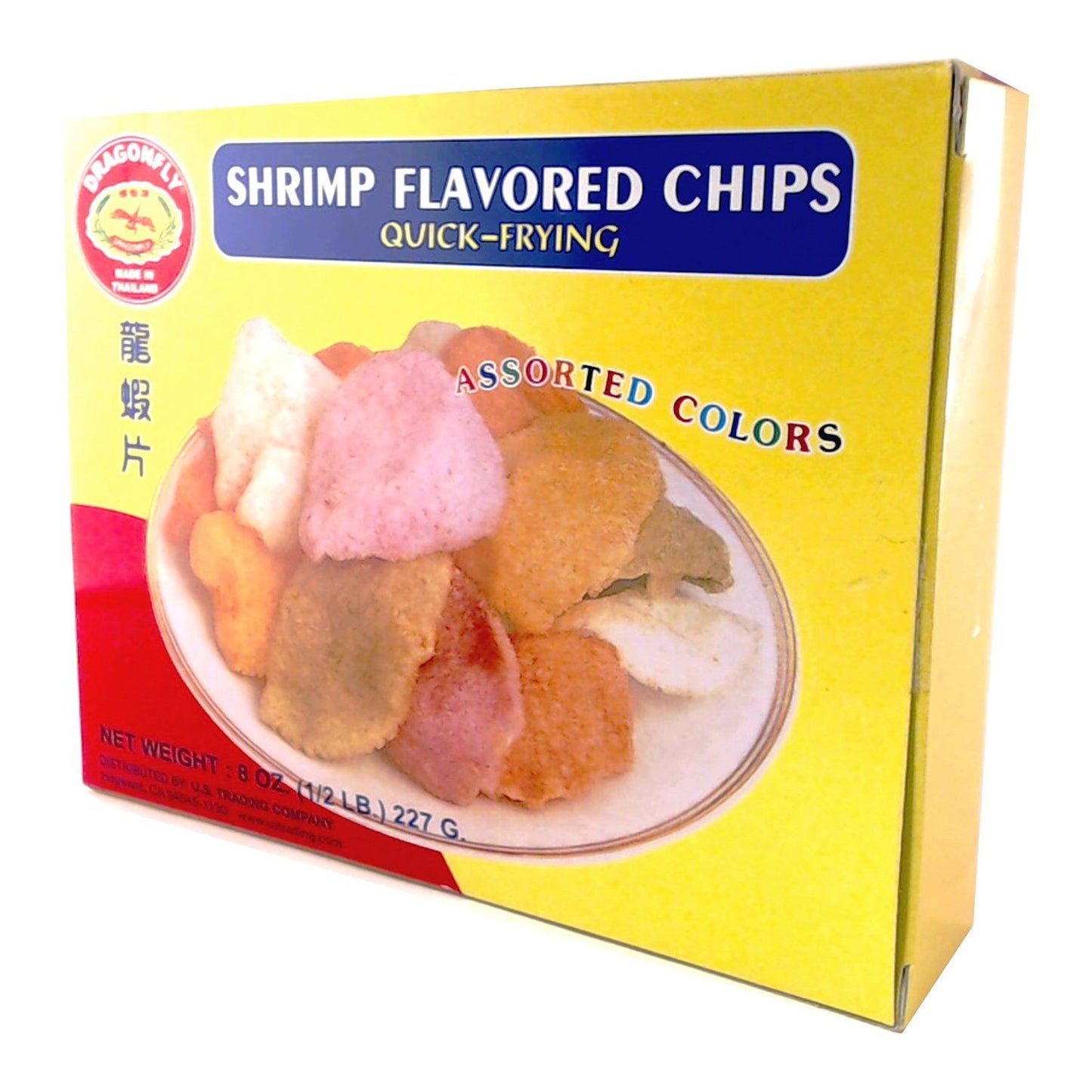 Dragonfly Shrimp flavored chips- Quick frying