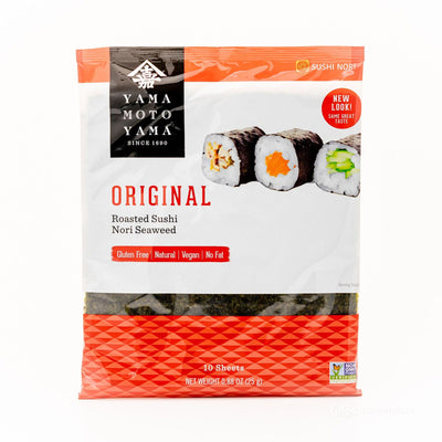 Yamamotoyama Original Roasted Sushi Nori Seaweed (10 Sheets)
