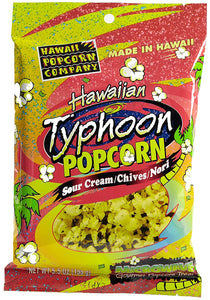 Hawaiian Typhoon Popcorn Sour Cream/Chives/Nori