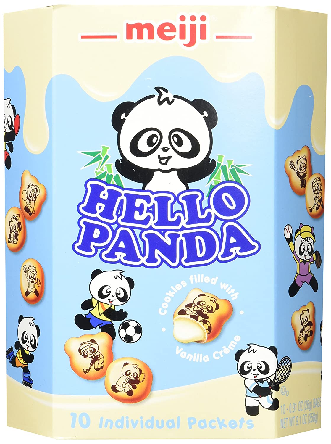 Meiji Hello Panda Vanilla (10 bags)