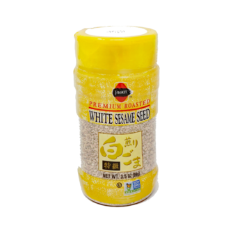 J-Basket Roasted White Sesame Seeds 3.5oz