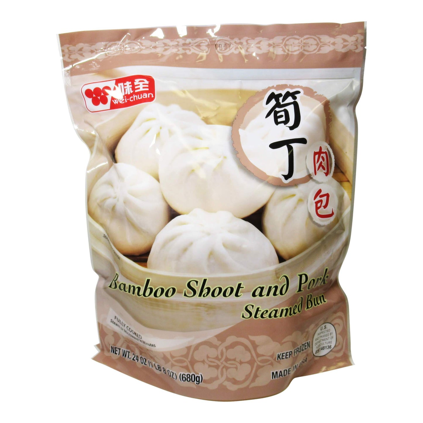 Wei Chuan Bamboo Shoot  & Pork Steamed Bun