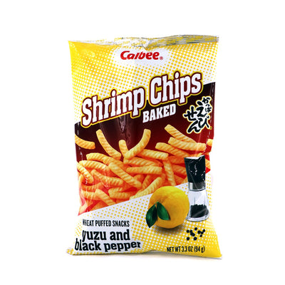 Calbee Baked Shrimp Chips- Yuzu & Black Pepper