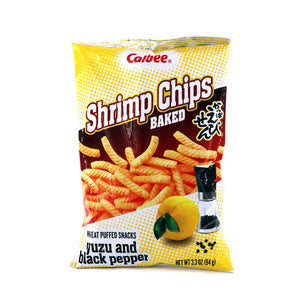 Calbee Baked Shrimp Chips- Yuzu & Black Pepper